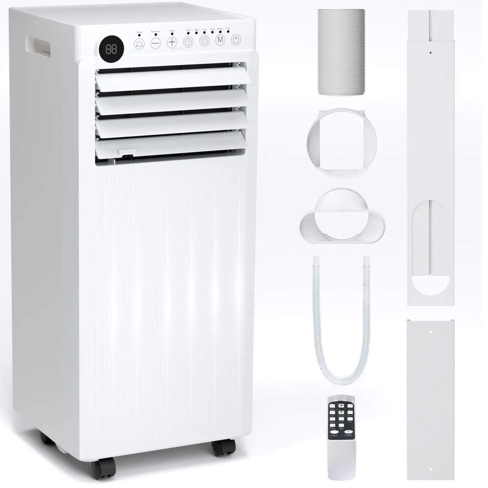 8,000/10,000 BTU Portable Air Conditioners Cool Up to 350/450 Sq.Ft